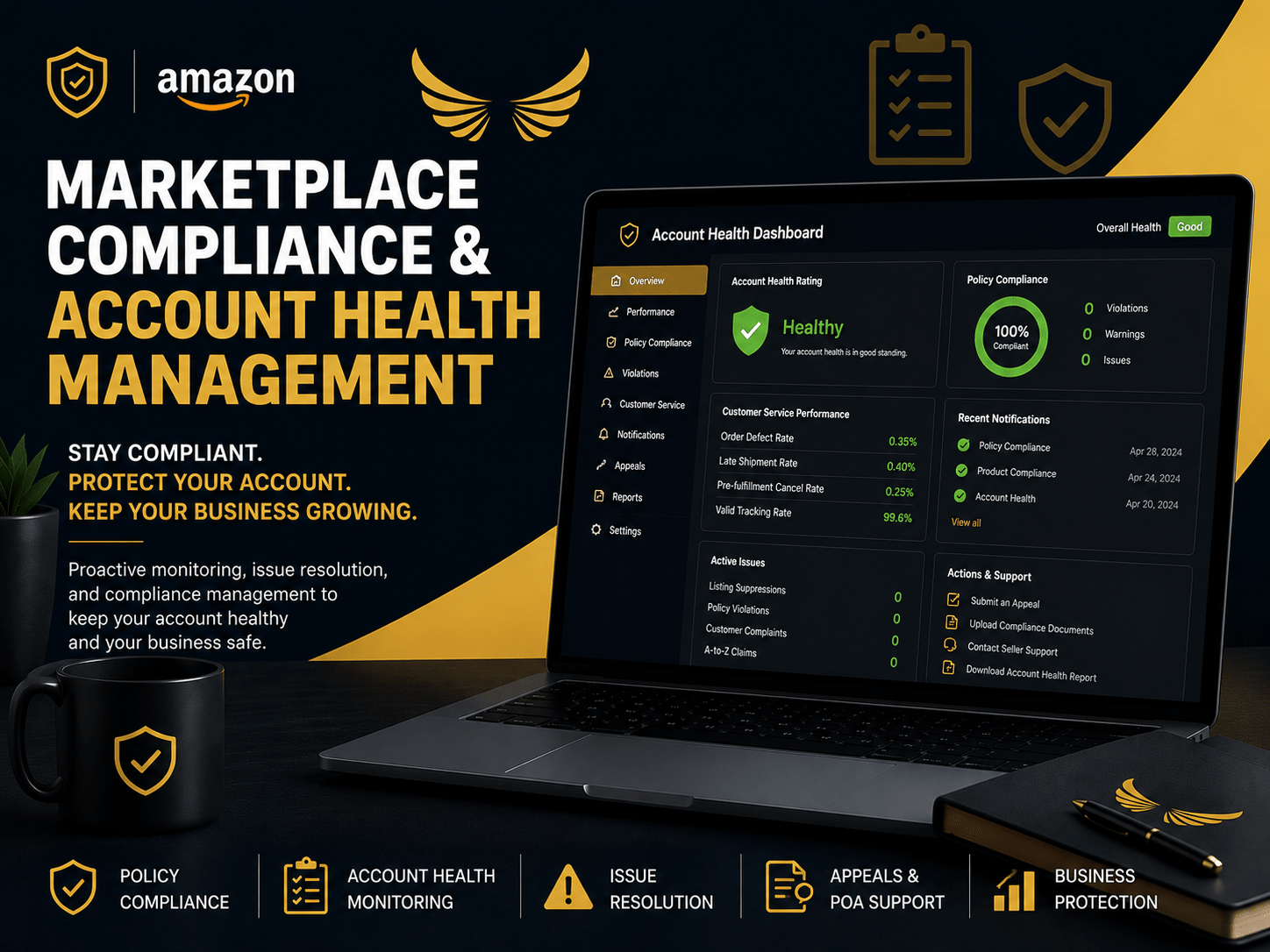 Marketplace Compliance & Account Health Management